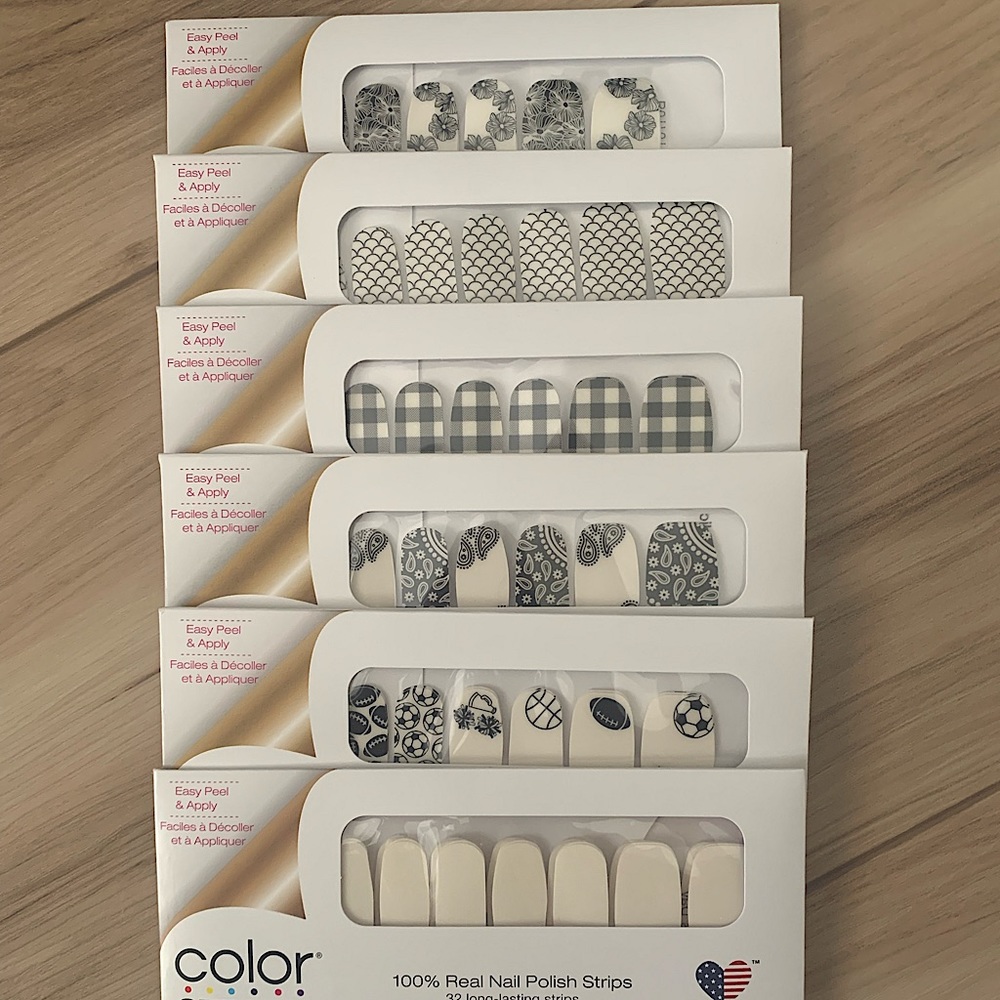 Color Street clear overlays Bundle